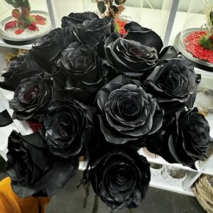 10 zwarte rozen