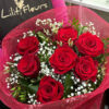 Boeket rode rozen - Ik hou van jou - Lilit Flowers bezorging België Boeket rode rozen