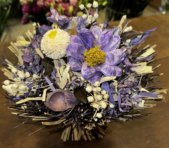 Gedroogd boeket Paars