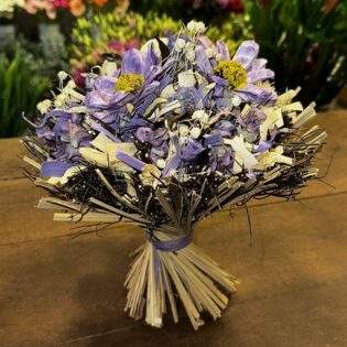 Gedroogd boeket Paars