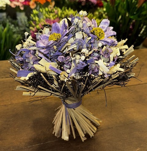 Gedroogd boeket Paars