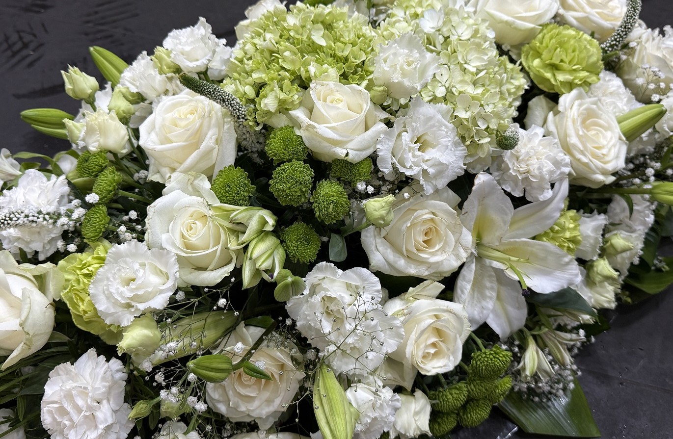 Kussen 2355 - Rouwbloemen